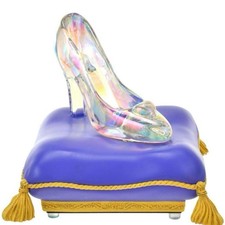 Figurine pantoufle en verre