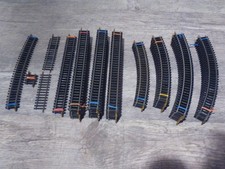 101/ JOUEF HO LOT DE 71 RAILS DROIT  475 COURBE  325 385 445 voir descriptif