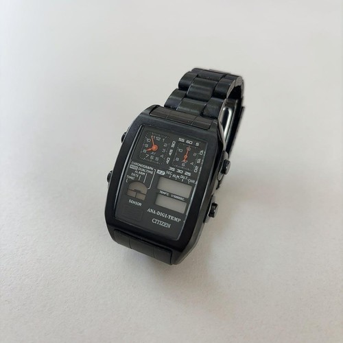 Montre noire citizen ana digi - citizen, ana-digi