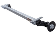 Essieu non freiné KNOTT VG7-L, remorque 750kg, 1260mm, 1565mm, 5x112