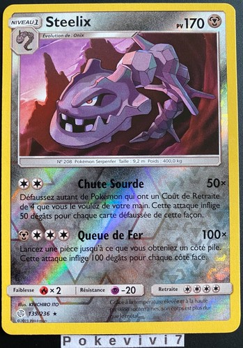 Carte pokemon steelix 139 - pokemon, 139/236