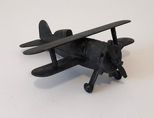 ancien petit avion de chasse biplan taille crayon vintage
