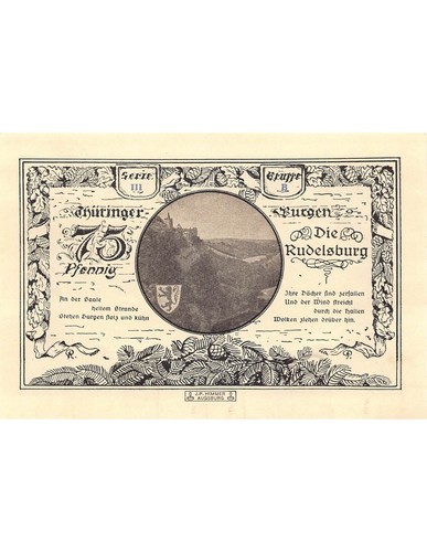 Allemagne kahla 75 pfennig - allemagne,