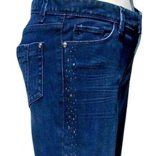 Cache Denim Rhinestone