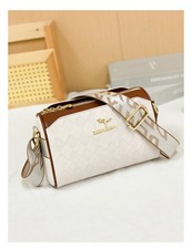 Sac à Main Femme Cuir PU Logo Kangourou Fermeture Eclair Bandoulière Chic Luxe