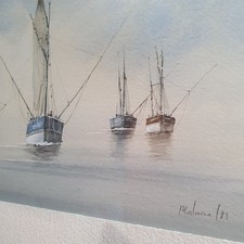 aquarelle ,les Thonniers