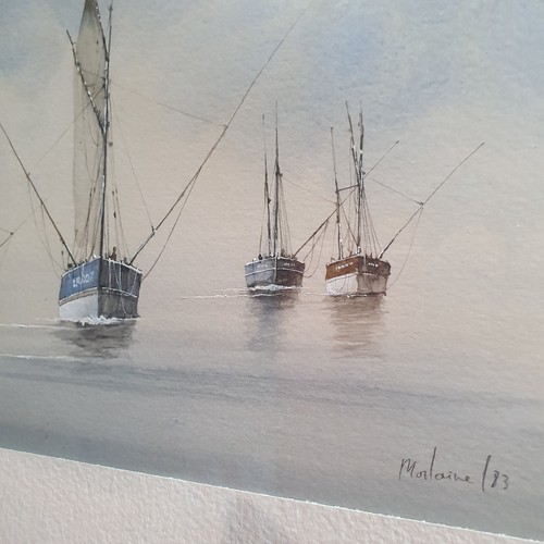 Aquarelle les thonniers - aquarelle,