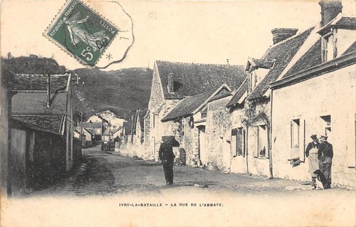 Cpa ivry bataille la rue - ivry,
