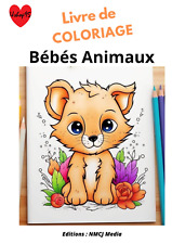 Livre De Coloriage: Bébés Animaux pour enfant de 3 à 8 ans, 24 pages