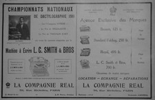 PUBLICITÉ DE PRESSE 1911
