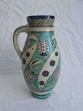 PICHET ANCIEN CERAMIQUE EDMOND LACHENAL IZNIK ART NOUVEAU FRENCH CERAMIC XX