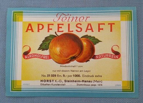 Ancien saftetikett - ancien,