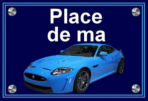 Plaque place ma jaguar - plaque,