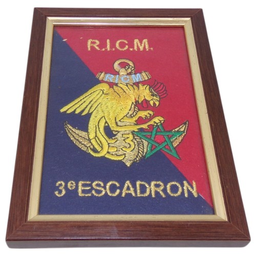 Cadre fanion régiment - cadre,
