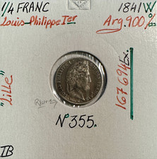 1/4 FRANC LOUIS-PHILIPPE 1er