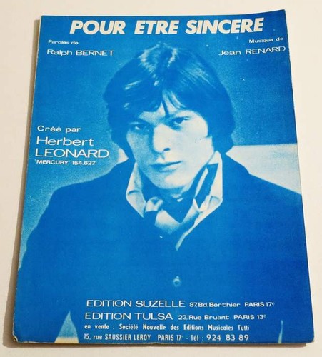Partition vintage sheet music