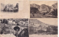 Lot de 4 cartes postales