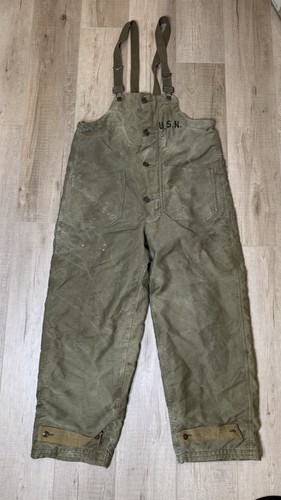 Vintage 1940s ww2 deck bibs - deck,