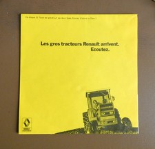 Ancien Disque Vinyle Les Gros Tracteurs Renault Arrivent Renault Motoculture.