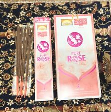 Bâtonnet d'Encens Pure rose artisanal Indien Parimal Boîte 6 Paquets 28g