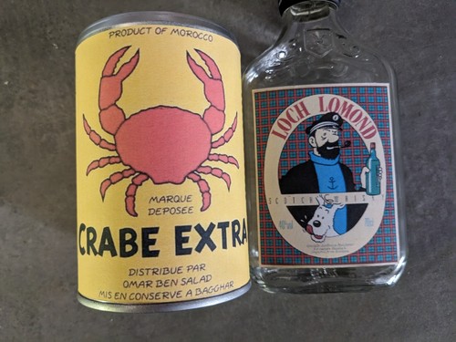Boîte conserve tintin - tintin, +
