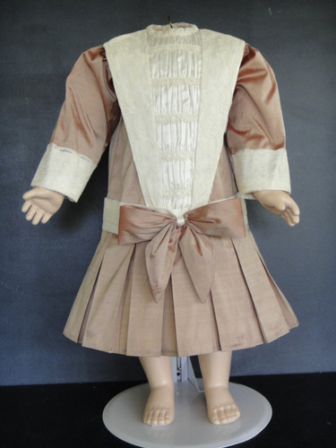 Robe soie beige - beige, pour