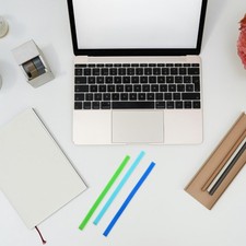  12 pièces élastiques en silicone 20 cm bandes de reliure flexibles boîte à