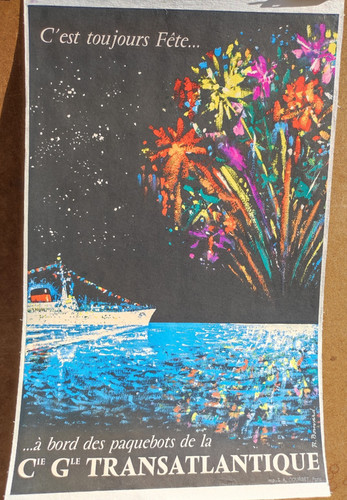 Affiche ancienne compagnie - affiche,