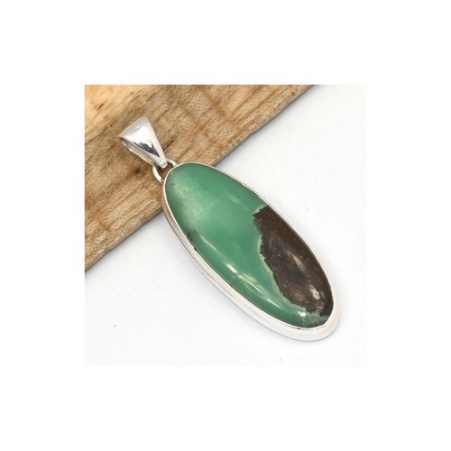 Pendentif chrysoprase boulder - pendentif,