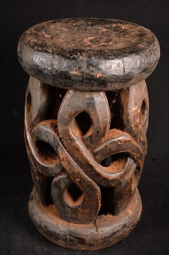 Tabouret bamun ancien africain - tabouret,