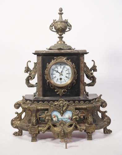 Horloge cheminée antique - de,
