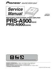 Service Manuel D'Instructions