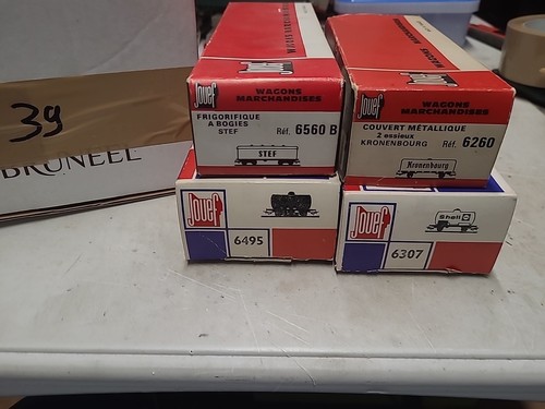 Jouef lot wagons nettoyeur - wagons,