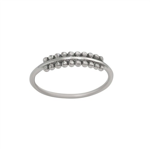 Bague pois argent - bague,