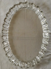 PLAT EN CRISTAL DE BACCARAT ANCIEN FIN 19e/1900 CRISTAL DE BACCARAT