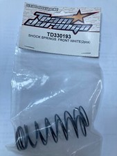 Radio Control Team Durango DNX DEX 408 #TD330193 Shock springs Front White (2pcs