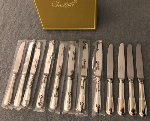 Christofle couteaux à - 12,