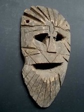Tres Ancien Masque Chamanique , Inde / Tibet