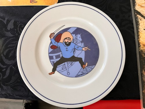 Assiette porcelaine tintin - en,