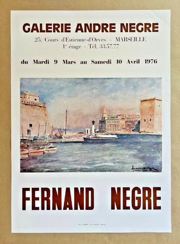 Marseille fernand negre large - negre,