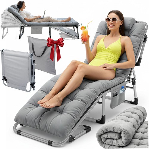 Lit camping pliant chaise - lit,