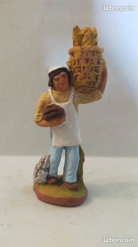 Santon boulanger tête et - -, (tête