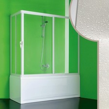 CABINE DE DOUCHE PARE-BAIGNOIRE 70x180CM ANGULAIRE PVC CRILEX ACRYLIQUE PORTE