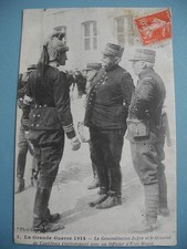 militaria CPA Joffre officier