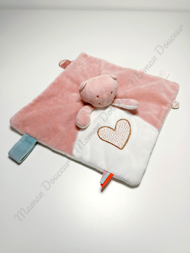 Doudou plat carré minouchka - doudou,