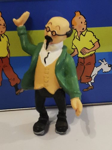 Figurine tintin prof - figurine,