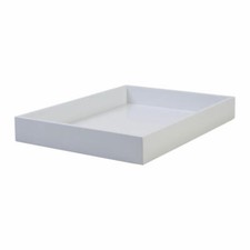 Gift Company Plateau Spa M, rectangulaire, plateau de service, MDF, blanc, 40...