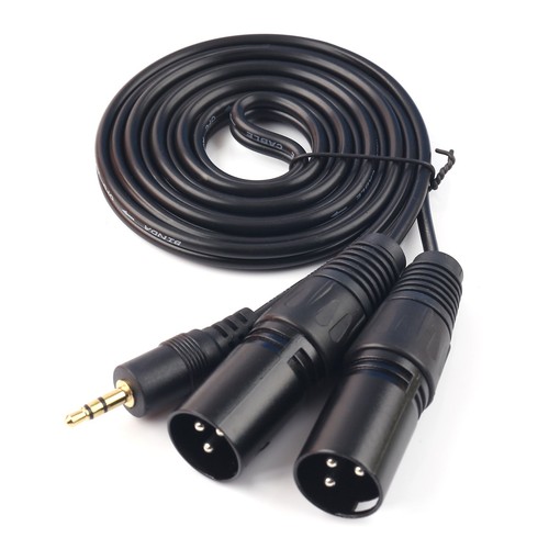 Dual xlr broches - mâle, à