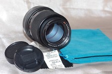 Objectif M42 ZEISS SONNAR 135mm f3,5 avec bouchons, pare-soleil et housse, TBE