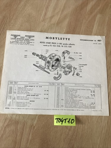Note technique 1971 - note,